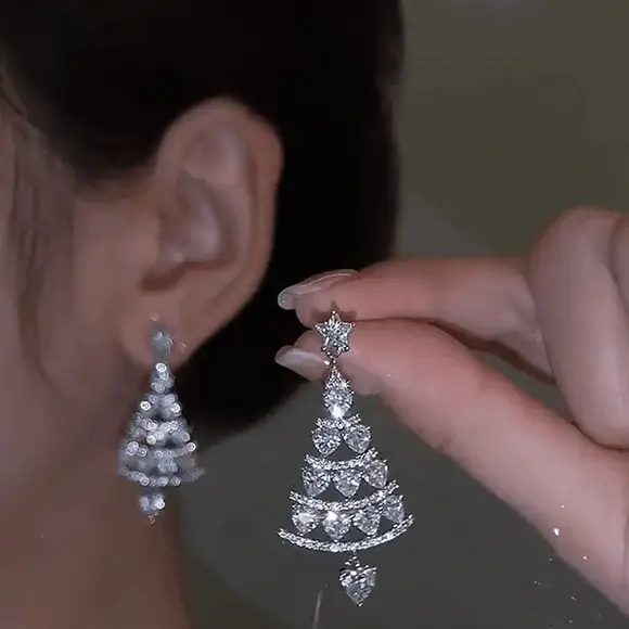 Christmas hot sale🎁Earrings Drawing from the Tree of Purity and Peace🎄